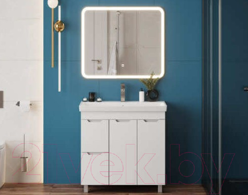 Изображение товара Тумба под умывальник Onika Айленд 90 / 109030 (с корзиной)