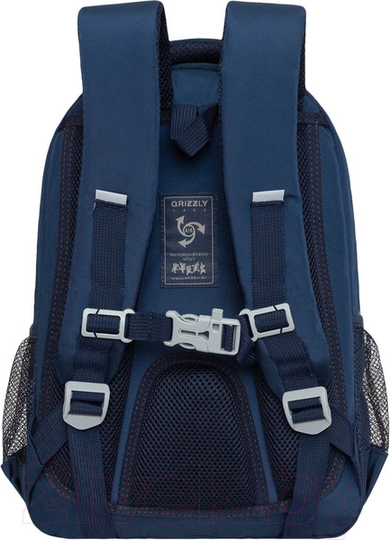 Изображение товара Школьный рюкзак Grizzly RG-461-2 (синий/светло-серый)