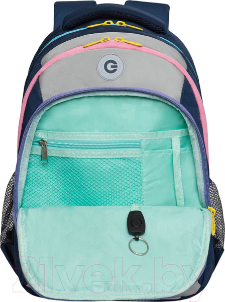 Изображение товара Школьный рюкзак Grizzly RG-461-2 (синий/светло-серый)