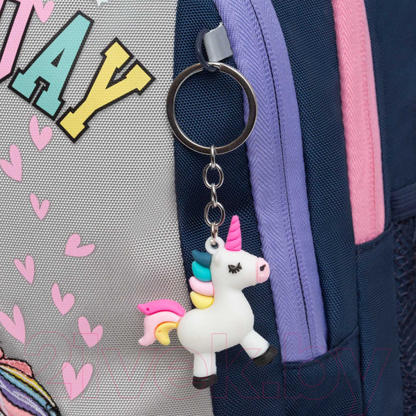 Изображение товара Школьный рюкзак Grizzly RG-461-2 (синий/светло-серый)