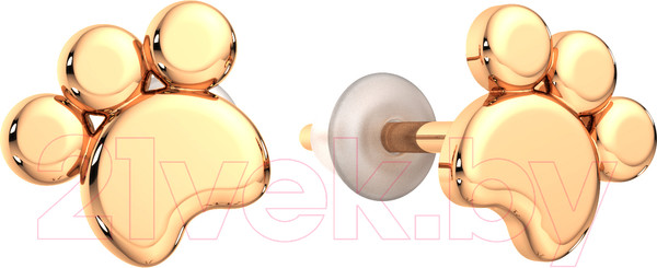 Изображение товара Серьги из розового золота ZORKA 300105S