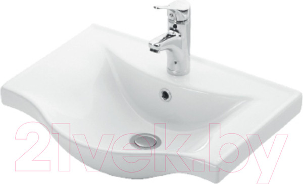 Изображение товара Тумба с умывальником Гамма 22оФ2/1-У 50 Базик-7050 (ручка)