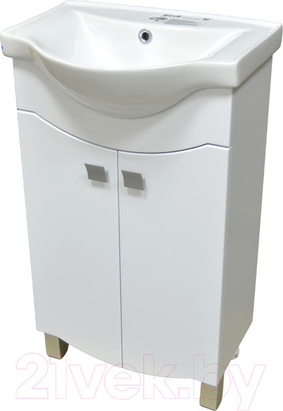 Изображение товара Тумба с умывальником Гамма 22оФ2/1-У 50 Базик-7050 (ручка)