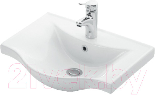 Изображение товара Тумба с умывальником Гамма 22оФ8/1-У 50 Базик-7050   (улыбка)