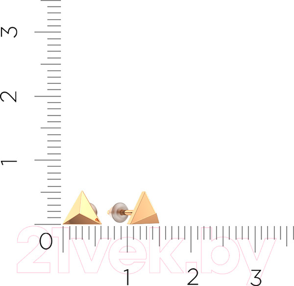 Изображение товара Серьги из розового золота ZORKA 300153S.14K.R