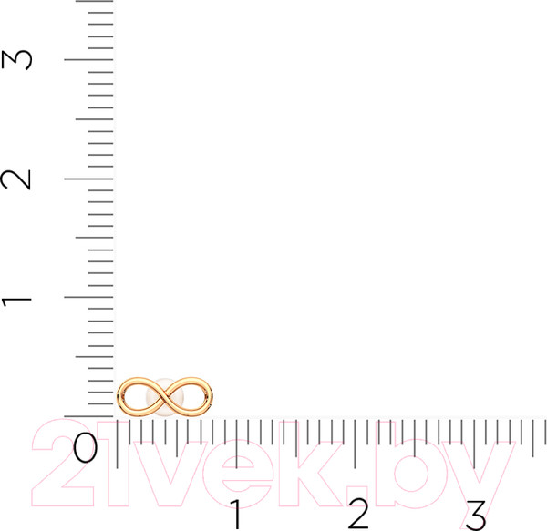 Изображение товара Моносерьга из розового золота ZORKA 300156S.14K.R