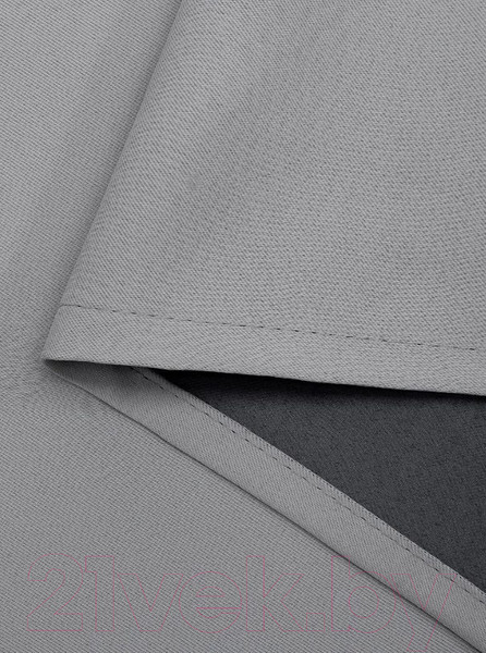 Изображение товара Комплект штор Amore Mio Блэкаут однотонный 6ML Milan-043 150x270 / 92886 (серый)