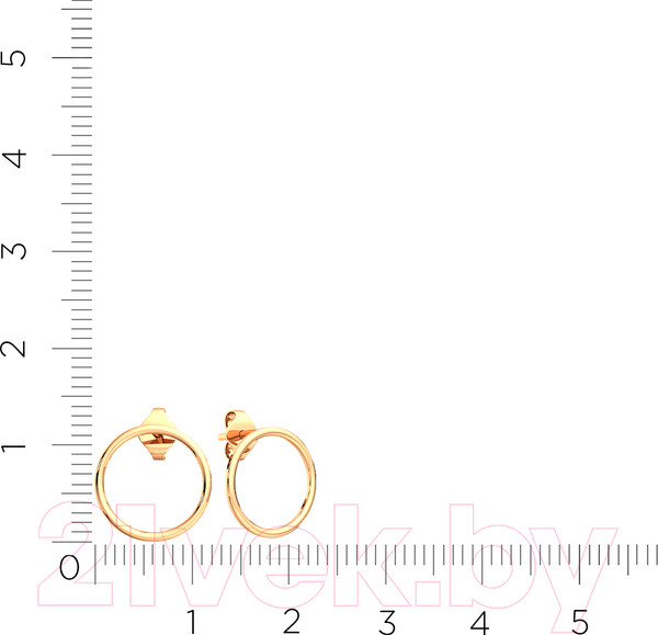 Изображение товара Серьги из розового золота ZORKA 300164.14K.R