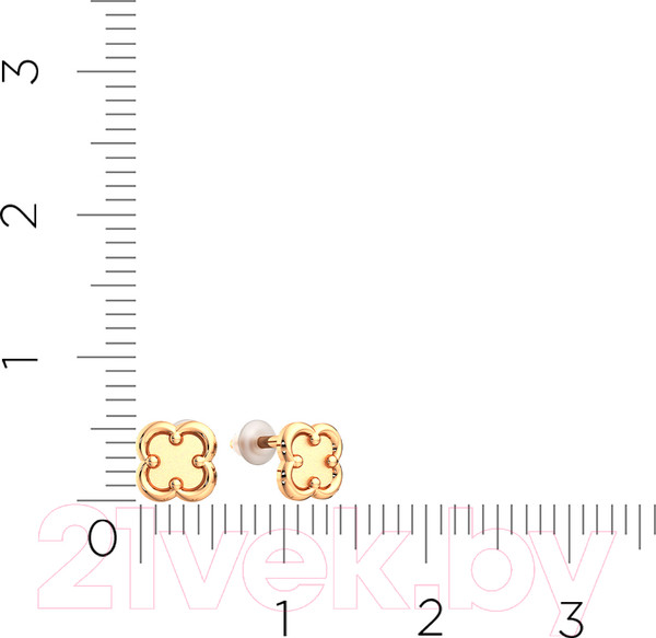 Изображение товара Серьги из розового золота ZORKA 300166S.14K.R