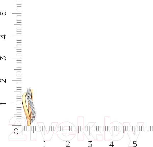 Изображение товара Серьги из розового золота ZORKA 300210.14K.R
