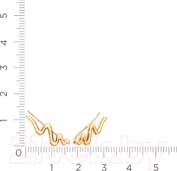Изображение товара Серьги из розового золота ZORKA 300231.14K.R