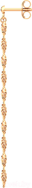 Изображение товара Серьги из розового золота ZORKA 300258.14K.R