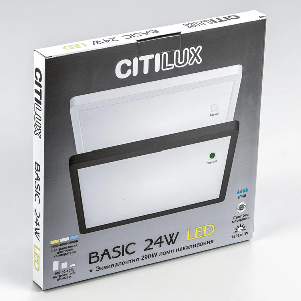 Изображение товара Потолочный светильник Citilux Бейсик CL738K241V