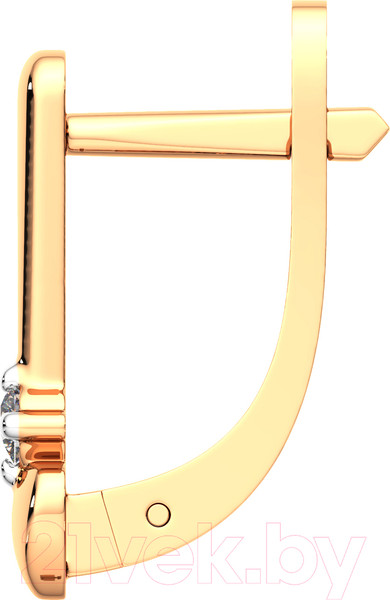 Изображение товара Серьги из розового золота ZORKA 3101044.14K.R.ZZ (с фианитами)