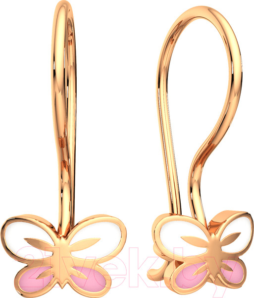 Изображение товара Серьги из розового золота ZORKA 300078/а1