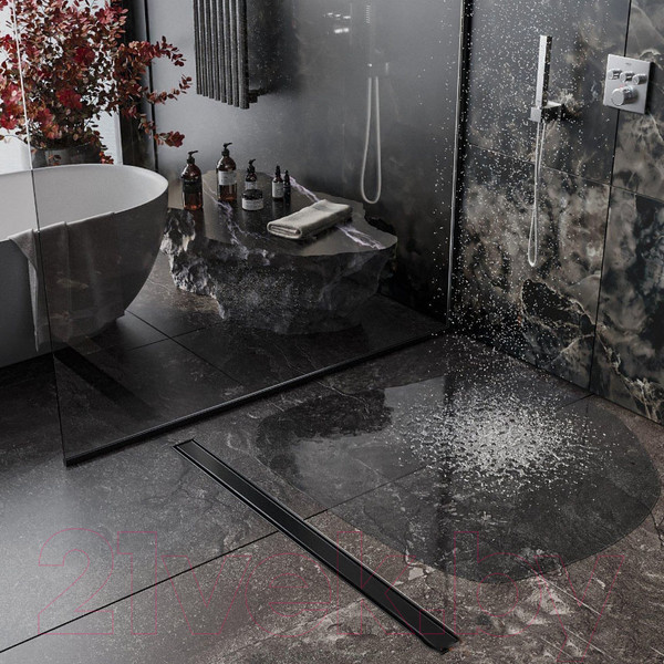 Изображение товара Трап для душа Roxen Supra Black 91050-90