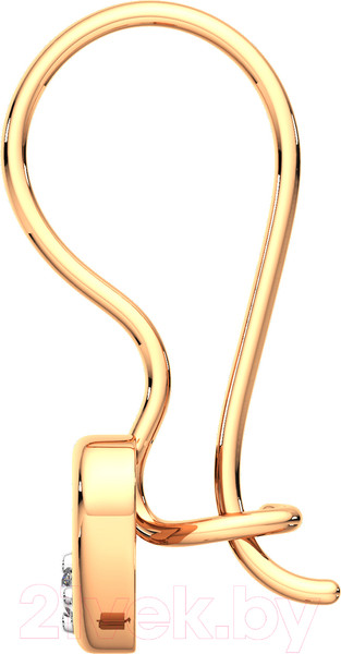 Изображение товара Серьги из розового золота ZORKA 3101317.14K.R.ZZ (с фианитами)