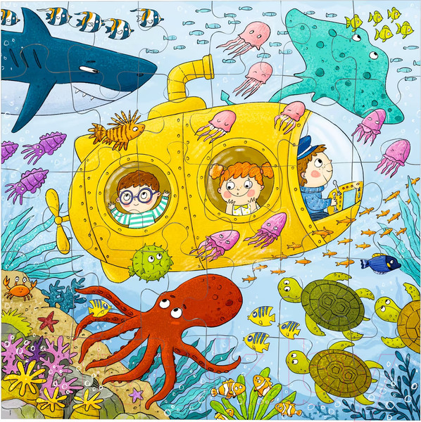 Изображение товара Развивающая игра Айрис-пресс IQ для малышей. Морское путешествие 3+ / 9785811272471 (30эл)