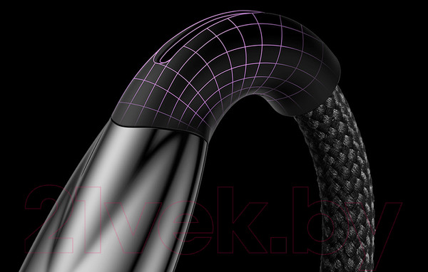 Изображение товара Кабель Baseus Glimmer Series Fast Charging USB to Type-C / CADH000401 (1м, черный)