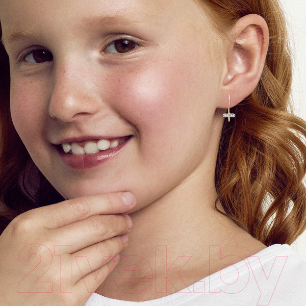 Изображение товара Серьги из розового золота ZORKA 3101505.14K.R.ZZ (с фианитами)