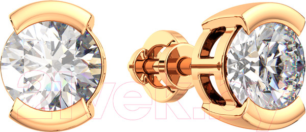 Изображение товара Серьги из розового золота ZORKA 310719.14K.R (с фианитами)