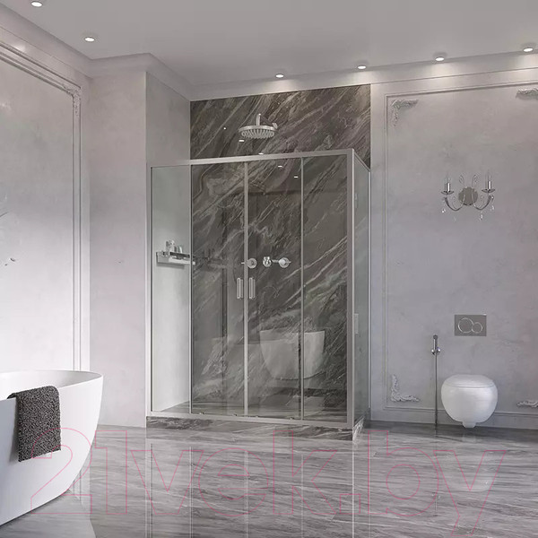 Изображение товара Душевой уголок Ambassador Forsa 120x90x200 / 17021107AX-90AX