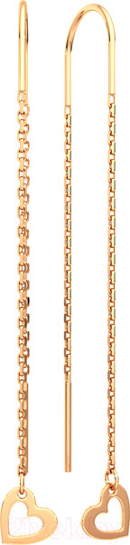 Изображение товара Серьги из розового золота ZORKA 3900172.14K.R