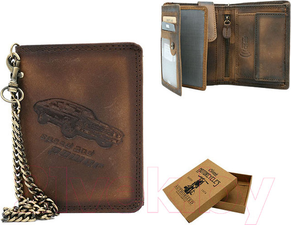 Изображение товара Портмоне No Brand N4C-VIN-09 (коричневый)