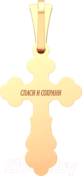 Изображение товара Крестик из комбинированного золота ZORKA 410005.2.14K.B.REL