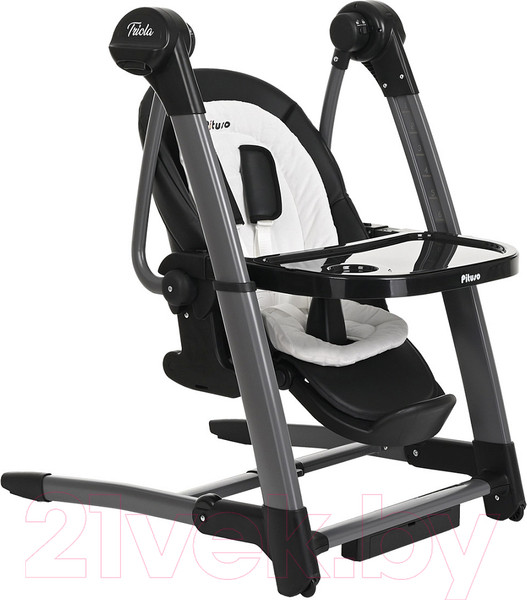 Изображение товара Стульчик для кормления Pituso Triola 3 в 1 / SG116 (Black Frame/Black)