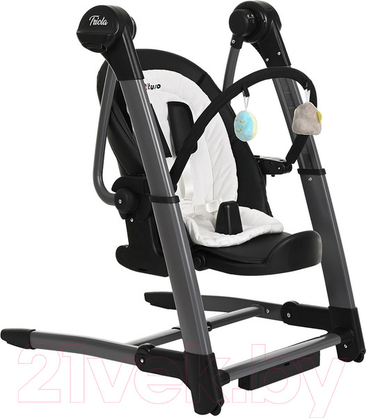 Изображение товара Стульчик для кормления Pituso Triola 3 в 1 / SG116 (Black Frame/Black)