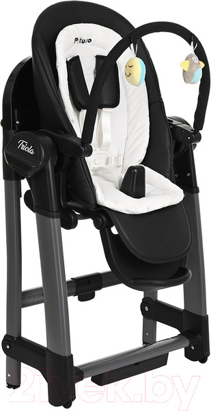 Изображение товара Стульчик для кормления Pituso Triola 3 в 1 / SG116 (Black Frame/Black)