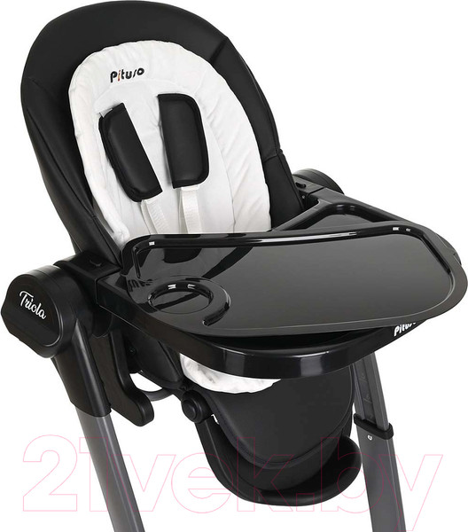 Изображение товара Стульчик для кормления Pituso Triola 3 в 1 / SG116 (Black Frame/Black)