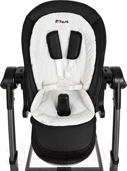 Изображение товара Стульчик для кормления Pituso Triola 3 в 1 / SG116 (Black Frame/Black)