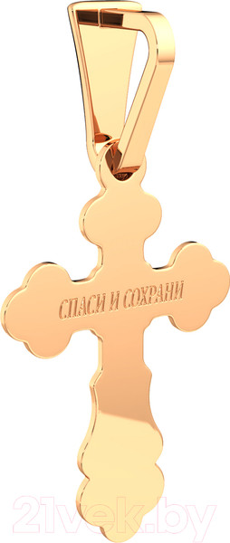 Изображение товара Крестик из комбинированного золота ZORKA 410012.2.14K.B.REL