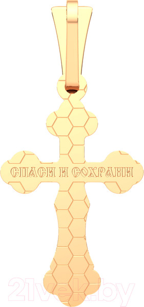 Изображение товара Крестик из комбинированного золота ZORKA 410018.2.14K.B.REL