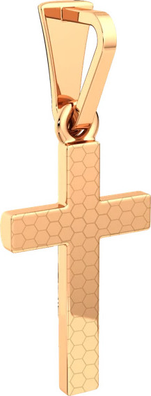 Изображение товара Крестик из комбинированного золота ZORKA 410025.14K.B.REL