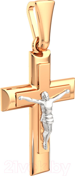 Изображение товара Крестик из комбинированного золота ZORKA 430156.14K.B.REL