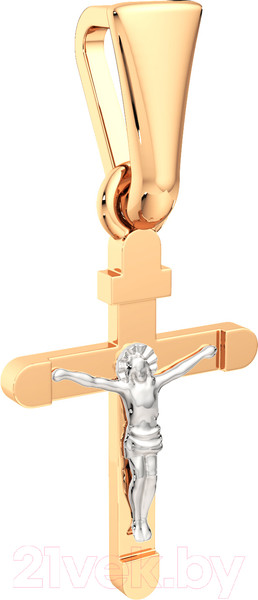 Изображение товара Крестик из комбинированного золота ZORKA 430187.14K.B.REL