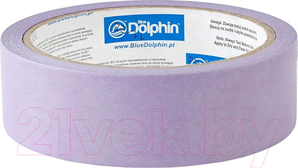 Изображение товара Лента малярная Blue Dolphin Washi для деликатных работ WDT_56719 (0.029x25м, фиолетовый)
