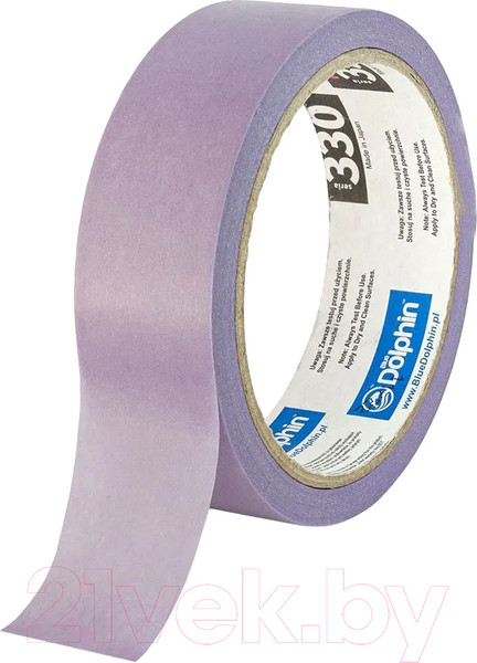 Изображение товара Лента малярная Blue Dolphin Washi для деликатных работ WDT_56719 (0.029x25м, фиолетовый)
