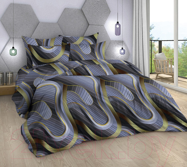 Изображение товара Комплект постельного белья Milanika Порто 1.5сп (бязь)