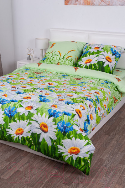 Изображение товара Комплект постельного белья Milanika Просторы 1.5сп (бязь)