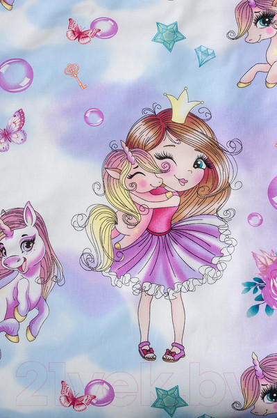 Изображение товара Комплект постельный для малышей Milanika Мейджик Детство (бязь)