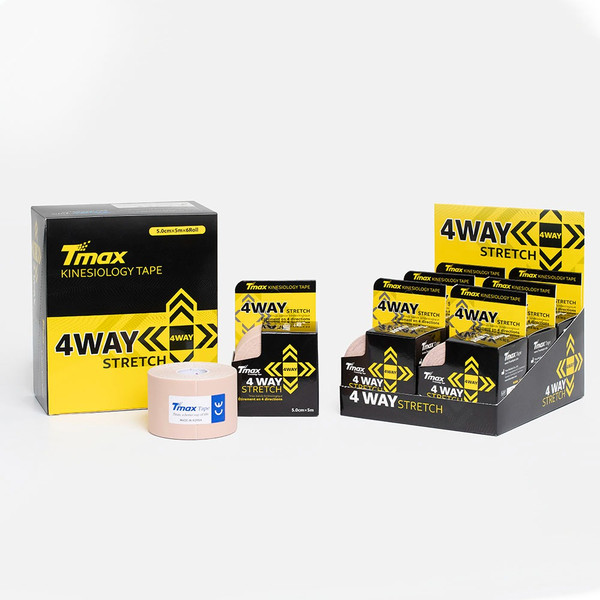 Изображение товара Кинезио тейп Tmax 4 Way Biege / 20211227 (телесный)
