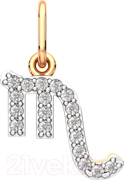 Изображение товара Подвеска из розового золота ZORKA 440558.14K.R.ZZ (с фианитами)