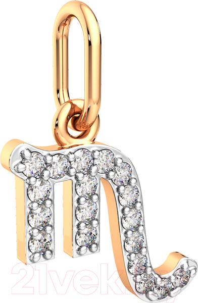 Изображение товара Подвеска из розового золота ZORKA 440558.14K.R.ZZ (с фианитами)