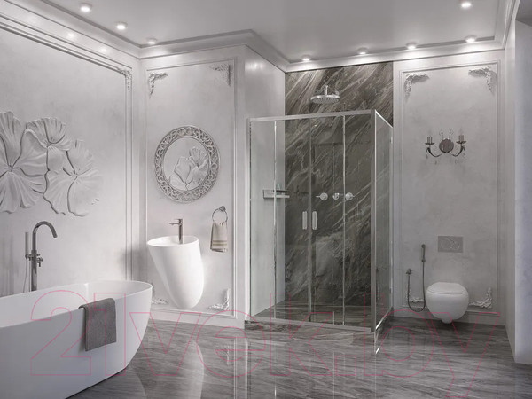 Изображение товара Душевая стенка Ambassador Forsa 90x200 / 90AX