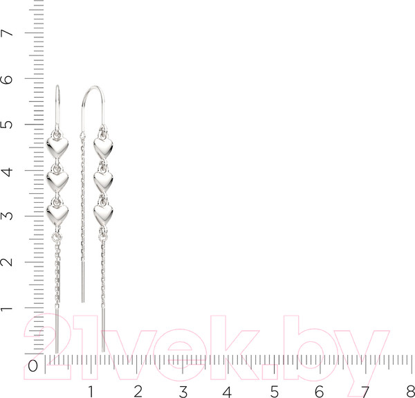 Изображение товара Серьги из серебра ZORKA 0300337