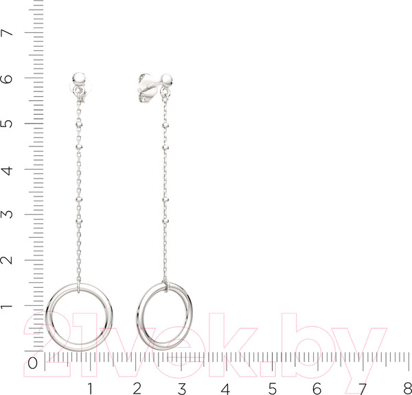 Изображение товара Серьги из серебра ZORKA 0300421